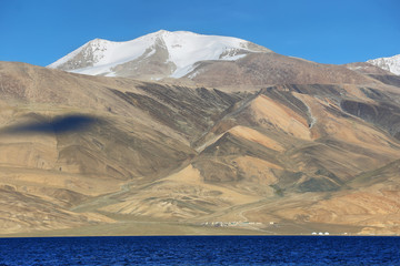 Tso Moriri lake in Rupshu valley, Ladakh, India