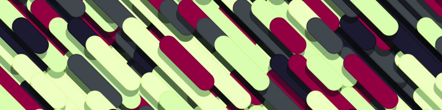 Color Abstract Lines Rain Generative Art background illustration