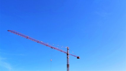 Construction cranes for construction of houses