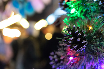 Christmas Background. Happy New Years celebration decoration. Xmas decoration isolated on festival Background.