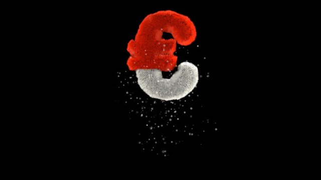 fun, holiday, winter, snow, hair, typography, typeface, u, v, w, x, symbol, fur, wool, alphabet, type, red, 3d, character, claus, white, christmas font, font, wild, illustration, set, abc, furry, fluf