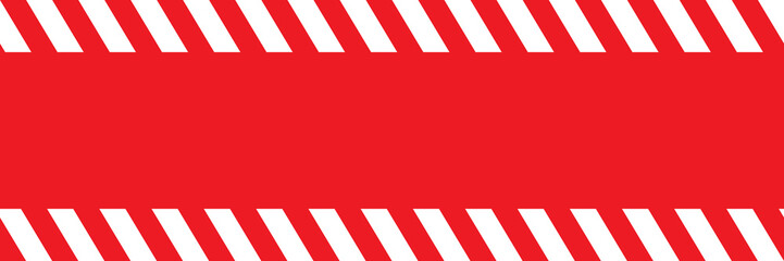 horizontal red and white no entry sign background with blank