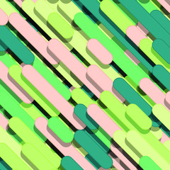 Color Abstract Lines Rain Generative Art background illustration