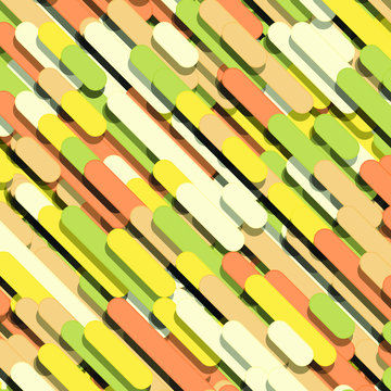 Color Abstract Lines Rain Generative Art background illustration