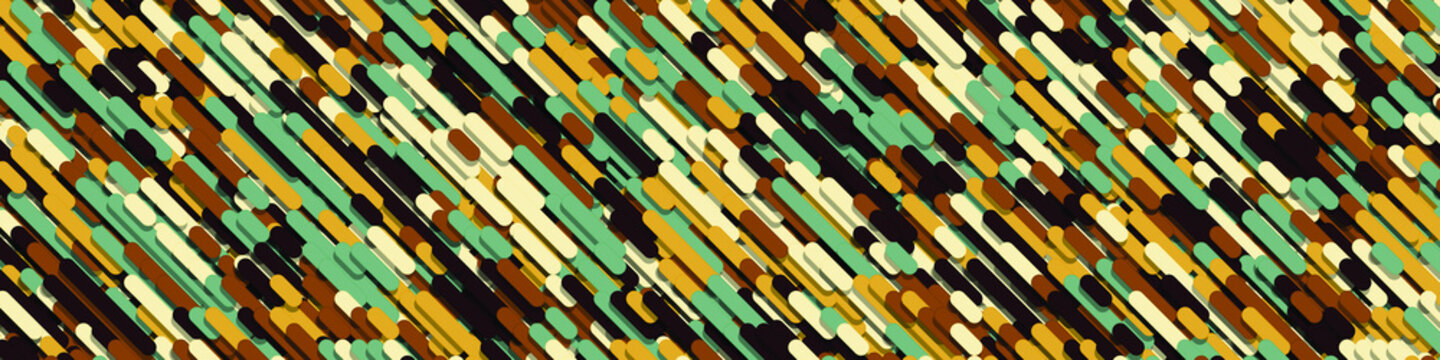 Color Abstract Lines Rain Generative Art background illustration
