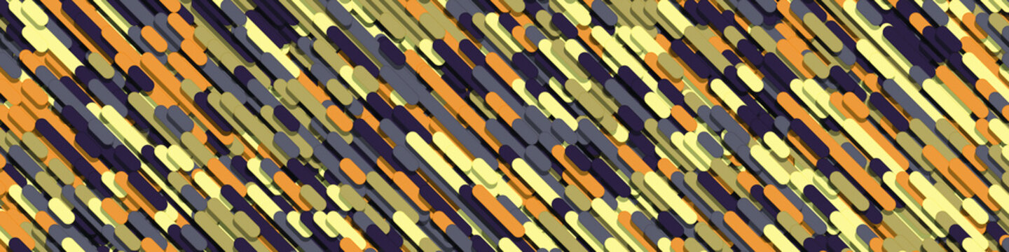 Color Abstract Lines Rain Generative Art background illustration