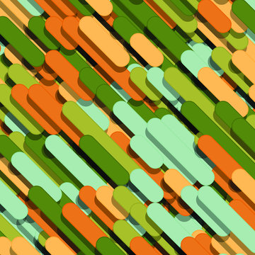 Color Abstract Lines Rain Generative Art background illustration