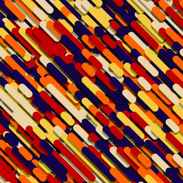Color Abstract Lines Rain Generative Art background illustration