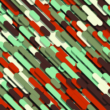 Color Abstract Lines Rain Generative Art background illustration