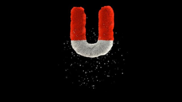 fun, holiday, winter, snow, hair, typography, typeface, u, v, w, x, symbol, fur, wool, alphabet, type, red, 3d, character, claus, white, christmas font, font, wild, illustration, set, abc, furry, fluf