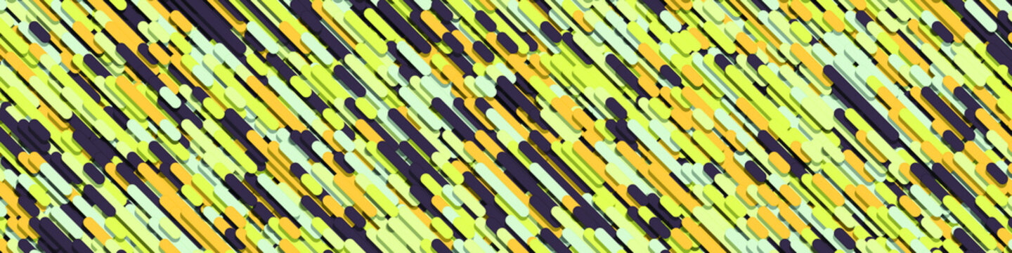 Color Abstract Lines Rain Generative Art background illustration