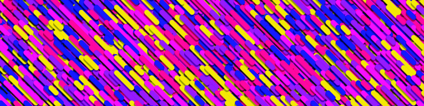 Color Abstract Lines Rain Generative Art background illustration