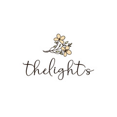 Obraz premium Logo template with yellow flower. Premade logotypes for entrepreneurs. Vector logo design