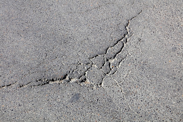 asphalt pavement crack