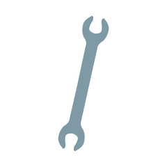 wrench tool icon, colorful design