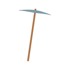 pickaxe tool icon, colorful design