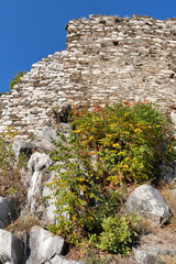 Fototapeta na wymiar Ruins of medieval Asen Fortress, Asenovgrad, Bulgaria