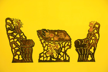 Chinese shadow puppets prop