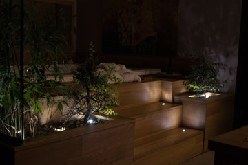 interior of spa