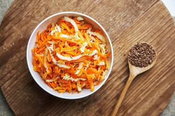 carrot and cabbage salad