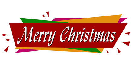 Fototapeta na wymiar Merry Christmas banner design