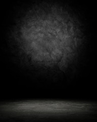 dark empty interior room. may used as background.