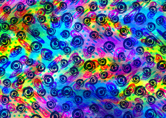 abstract geometric shapes pattern design