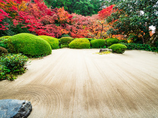 秋の京都　詩仙堂