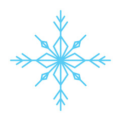 Isolated snowflake icon
