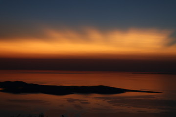 Herrlicher Sonnenuntergang in Kroatien