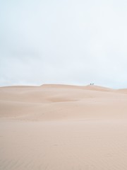 Small People on Sand Dunes