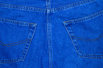 jeans background. classic blue. flat lay style