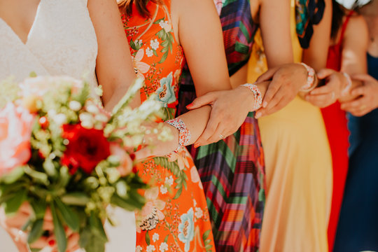 La mari&eacute;e et ses copines