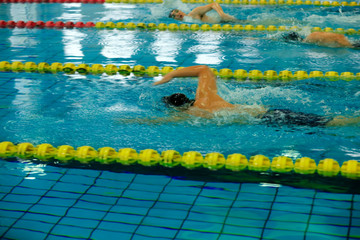 Indoor swimming competition