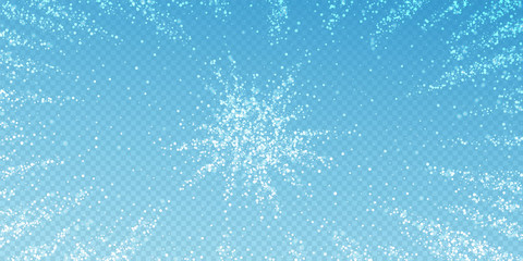 Magic stars Christmas background. Subtle flying sn