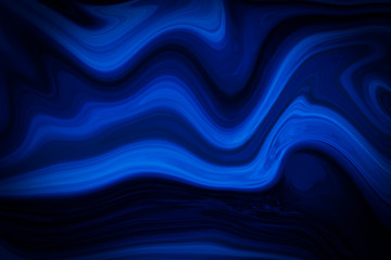 Marble ink colorful. Dark blue marble pattern texture abstract background. can be used for background or wallpaper