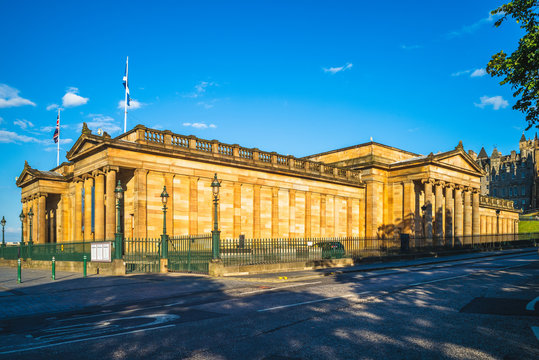 Royal Scottish Academy In Edinburgh, Uk