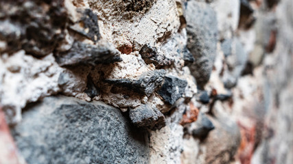 Old Stone Wall Background of a medieval Castle.