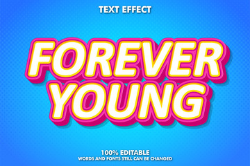 Fototapeta premium Girly and fancy text effect for youth culture