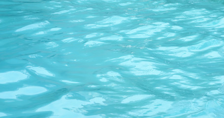 Swimming pool water wave in blue color