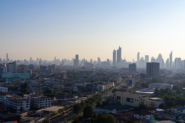 Bangkok City Skyline in morning