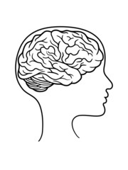 Menschliches Gehirn Design 