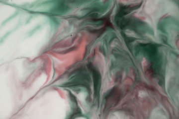 Muted Dreamy Christmas Color Swirling Abstract Background Soft and flowing liquid feathering art. Great background for winter holidays. Dream like fantasy image.