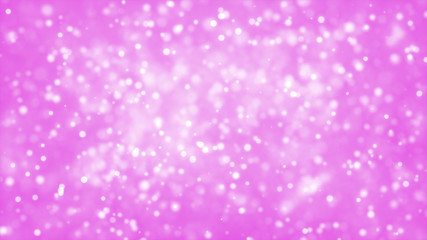 Abstract blurred Glow Glittering Particales, Sparkling bokeh background 3d rendering