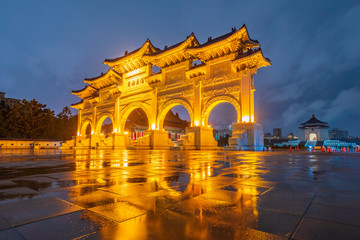 Obraz premium Chiang Kai Shek Memorial hall in Taipei City, Taiwan