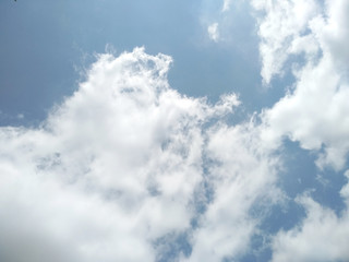 Beautiful blue sky with clouds background. Blue sky background with clouds.