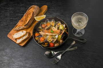 真鯛とあさりの海鮮アクアパッツア　acqua pazza