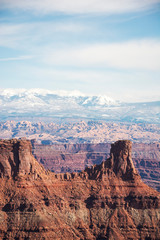 view of canyon in utah usa