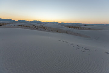 White Sands National Monument, New Mexico.