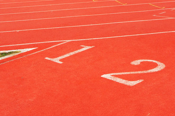 Line and lane of running.